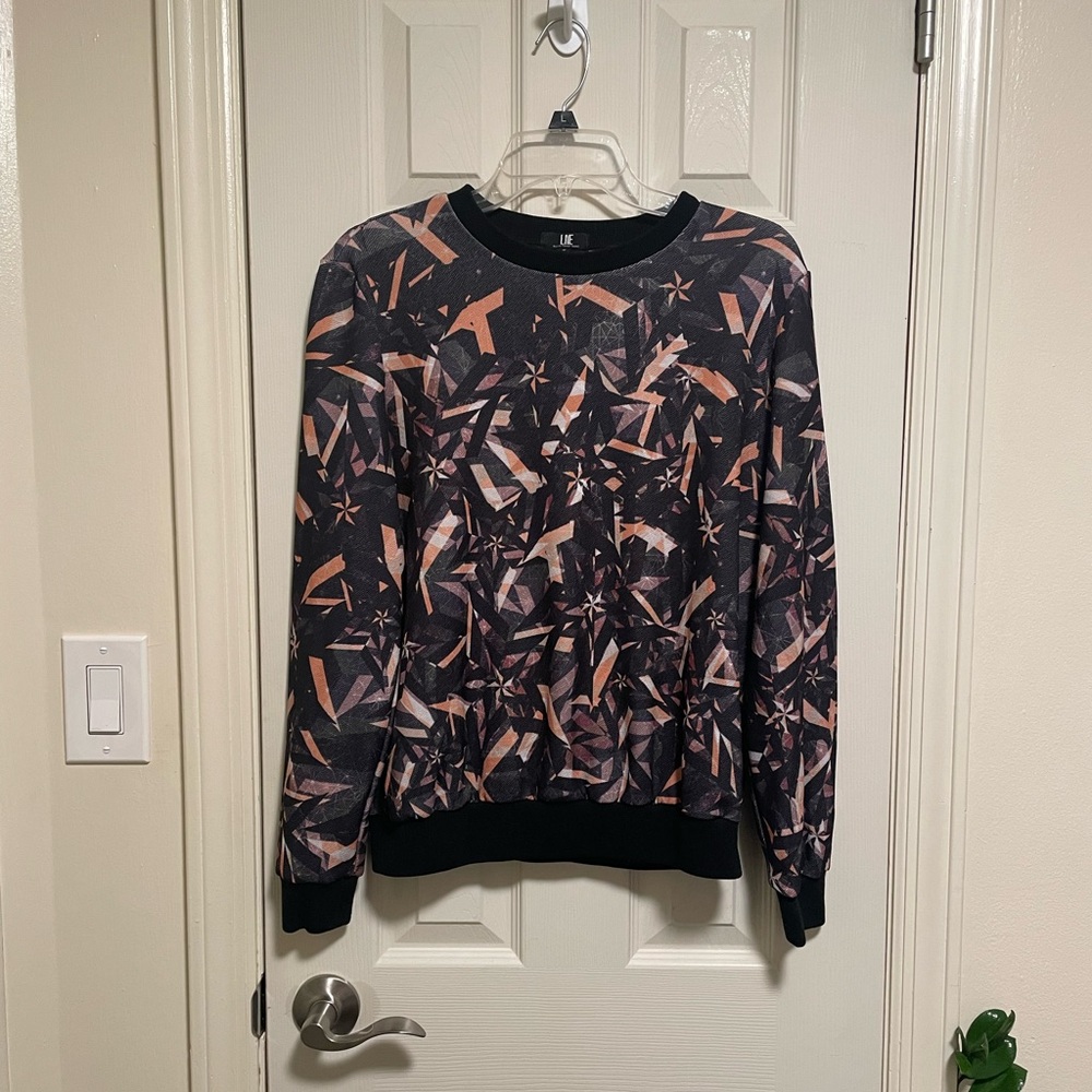 Concept Korea Abstract Patterned Sweatshirt